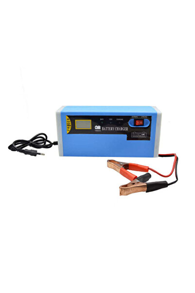 Vivendo Redresor Auto Standard 12/24V 10A Afisaj LED 200Ah Incarcare Baterie