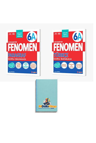 Fenomen Yayıncılık FENOMEN 6 PARAGRAF (A) - TÜRKÇE (A) SORU BANKASI (DEFTER H...