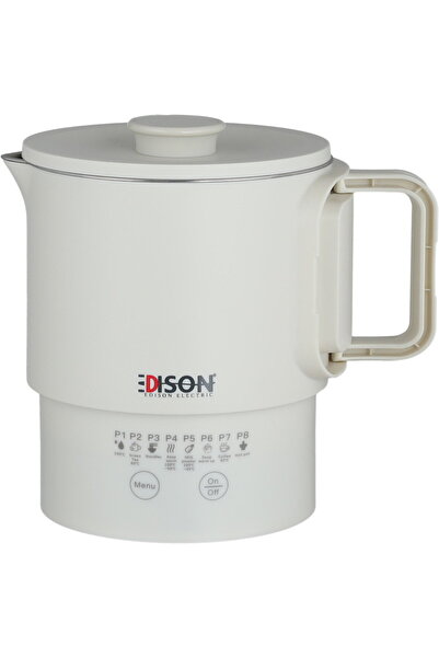 Edison Electric Travel Kettle, 570-690W, 0.8L, Digital Display, Touch Control...