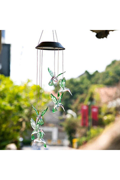 Vivendo Decoratiune Solara LED Colibri pentru Gradina, Lumini Multicolore IP65