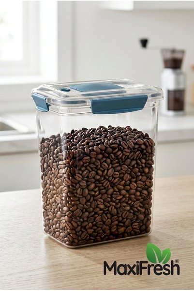 MAXİFRESH Vacuum Storage Container 2.40 Liter Airtight Leakproof Food Container Kitchen Organizer