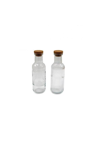 Plastona Γυάλινο μπουκάλι με φελλό 1λ/8x27,5εκ.