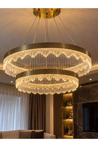 Led 2 KATLI 3 RENK LEDLİ SPOR ŞIK AVİZE