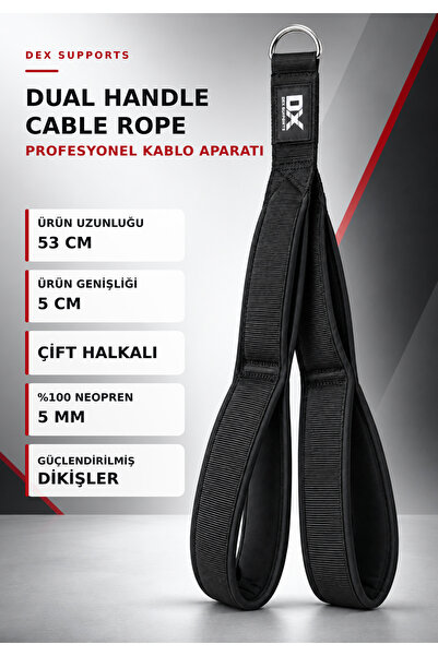 Dex Supports Dual Handle Cable Rope – Pedli Çift Tutma Kablo Aparatı