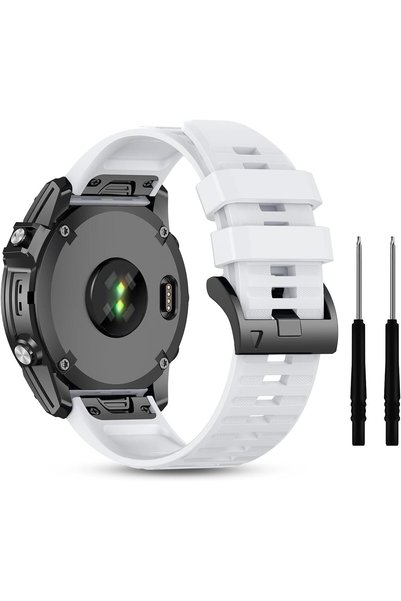 O Ozone 22mm Silicone Watch Band - Compatible with Garmin Fenix E/8/8 Pro AMO...