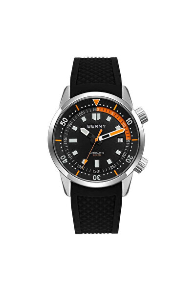 Berny Automatic Watch AM439M Diver, Miyota 8215, Sapphire AR, 200M, 42mm