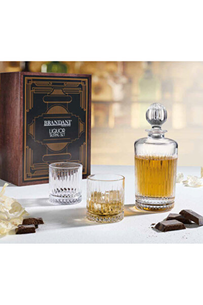 AZAY CASA 3-piece LIQUEUR set with 2 glasses and a carafe
