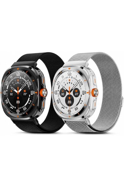 O Ozone (Pack of 2) Milanese Loop Strap Compatible with Samsung Galaxy Watch ...