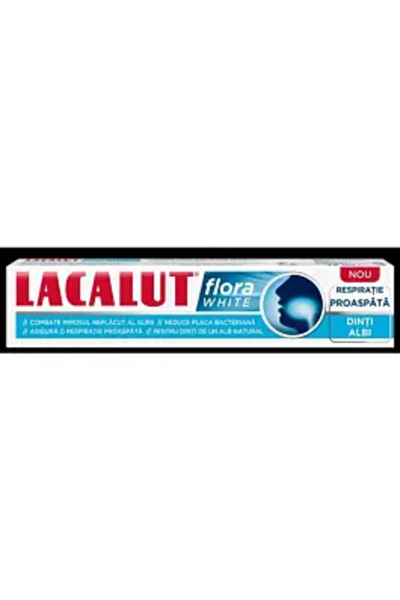 lacalut Pastă de dinți Flora pentru albire 75 ml