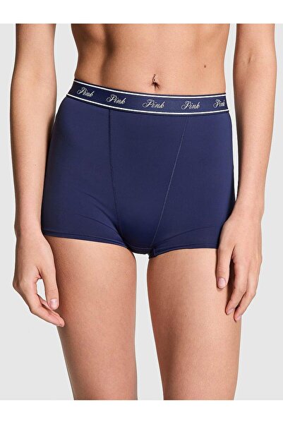 PINK Mikro Logolu Yüksek Bel Boyshort Külot