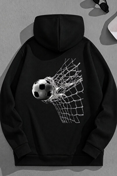 K KOZZ STYLE هودي من القطن بثلاثة خيوط للجنسين باللون الأسود من GooooL بقصة ف...