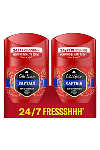 Old Spice Pachet de 2 Captain Deodorant Stick , 2 X 50 ml