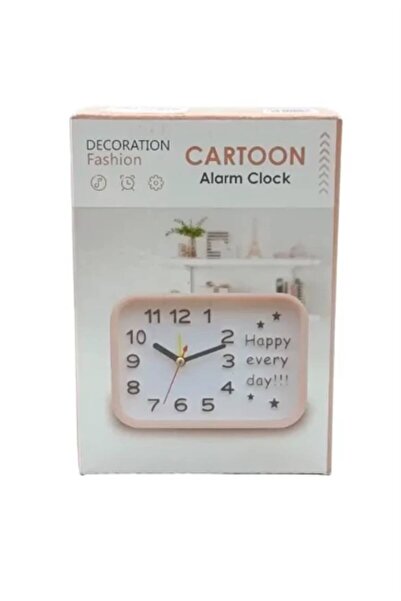 CARTOON Ceas de masă decorativ, ramă aurie, design modern