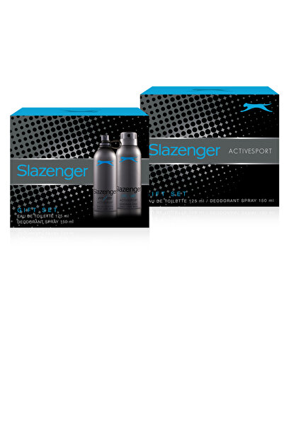 Slazenger Active Sport Mavi 125 Ml Parfüm + 150 Ml Deodorant Set