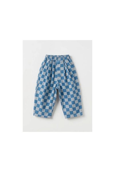 Laciel Prs Mavi Damalı Balloon Jeans