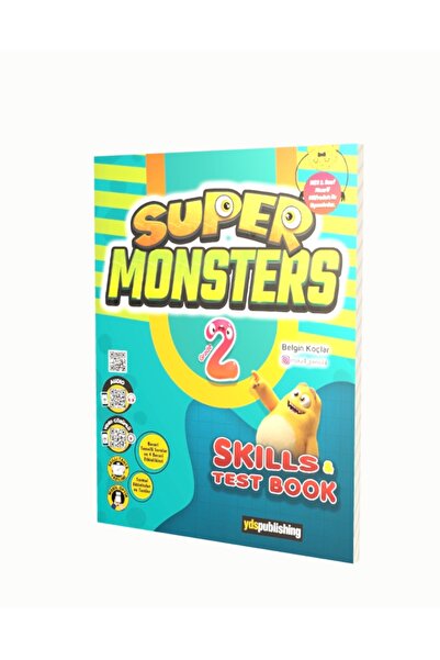 yds publishing 2. Sınıf Super Monsters 2 Skills + Test Book