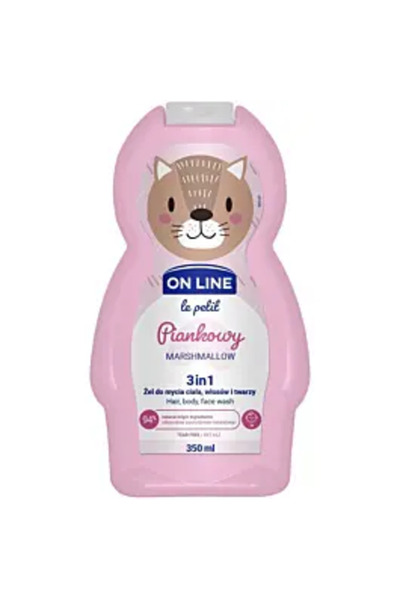 Online Gel de duș hidratant 3-în-1 On Line pentru păr și corp Le Petit, marsh...