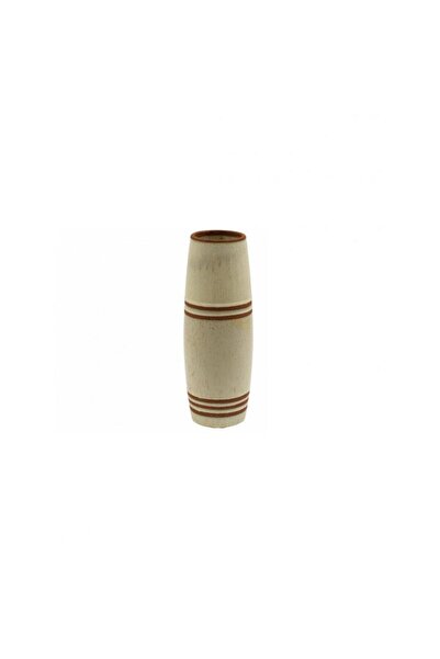 Plastona Κεραμικό βάζο μπεζ/καφέ 14.5x41.5εκ.