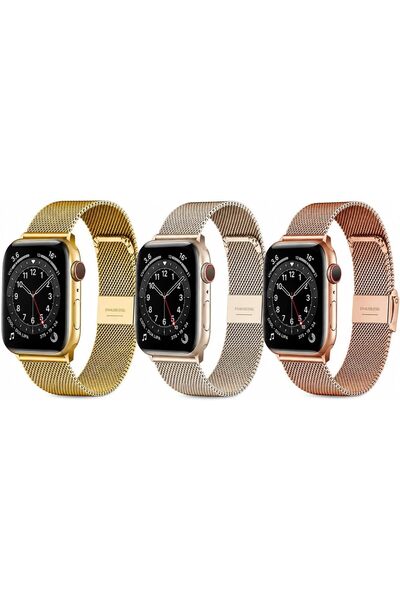 O Ozone Apple Watch 38mm 40mm 41mm 42mm | Stainless Steel Milanese Mesh Loop ...