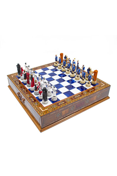 ZERO LAND SPT-GLD فرسان الشطرنج المطليون باللون العثماني SC38MOSM (171940) - ...
