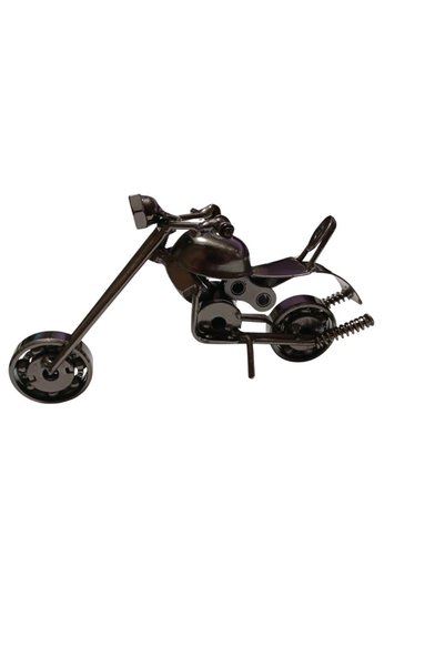 Çılgıntrend İsme Özel Tasarım Metal Motosiklet Biblosu - Erkeklere Hediye Dekoratif Motor Figürü