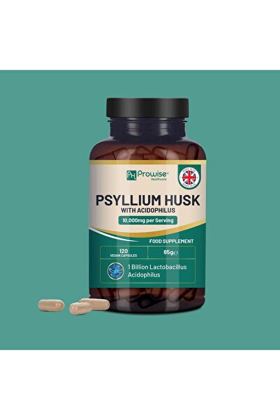 PH PROWISE Healthcare Coaja de psyllium cu Acidophilus 1 miliard de UFC