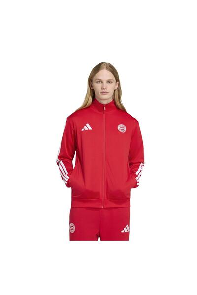 adidas Kg2569-E Fc Bayern Muenchen Dna Tt Men's Jacket Red
