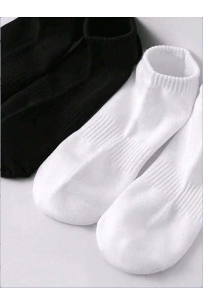 NO BRAND 1 Pairs Socks Women Knitted Multi-Color Practical Sports