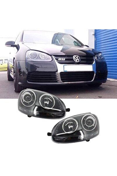 CΑRΝΕR Σετ Εμπρόσθιων Προβολέων για VW Golf V (5) 03-08 Τύπου Projector GTI /...