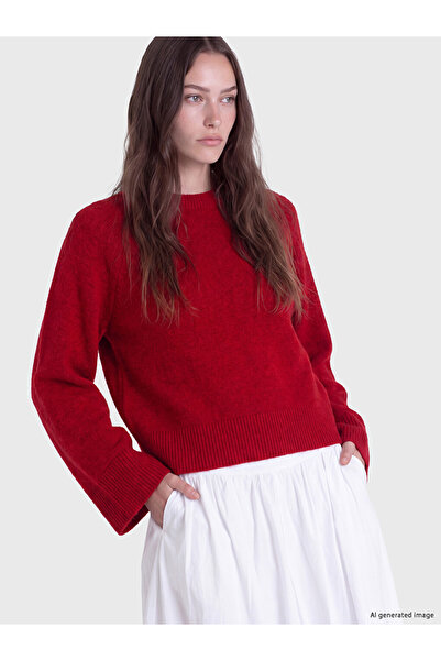 LC Waikiki Rmz Gi̇yi̇m Farkiyla Zero Roba Collar Women's Knitwear Sweater