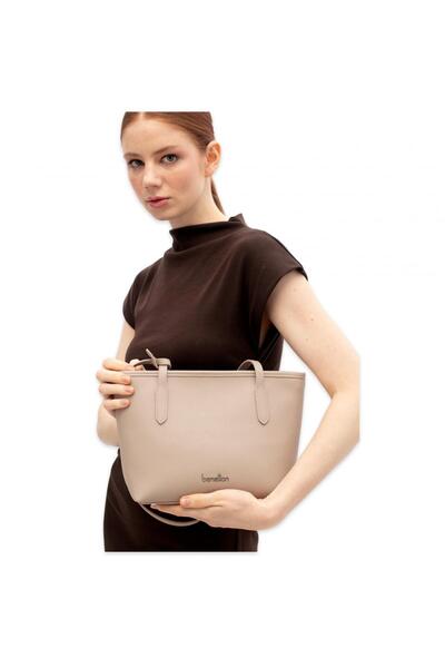 Benetton Bnt_1813 20X22X10 Kol Sı Krem Kadın Çanta