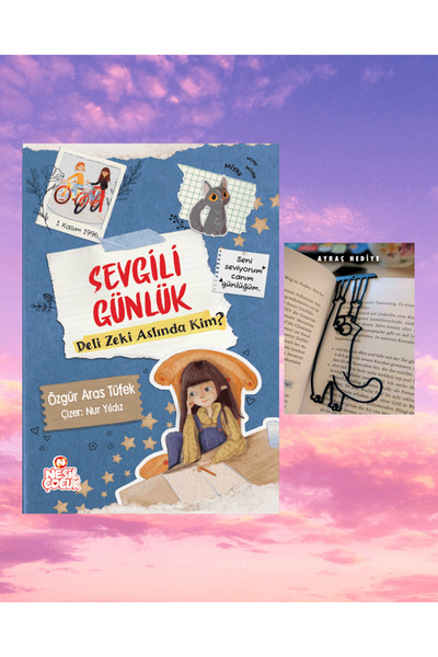 Nesil Çocuk Yayınları SEVGİLİ GÜNLÜK / SALLANAN KEDİ FİGÜRLÜ KİTAP AYRACI HEDİYE