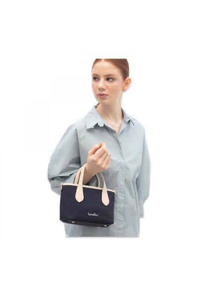 Benetton Bnt_1827 15X17X10 Çapraz Lacivert Kadın Çanta