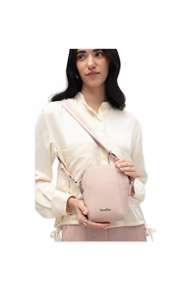 Benetton Bnt_1803 19X11,5X7 Kol Sı Pembe Kadın Çanta