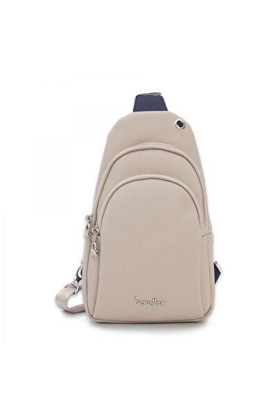 Benetton Bnt_1809 30X20X8 Çapraz Bej Kadın Çanta