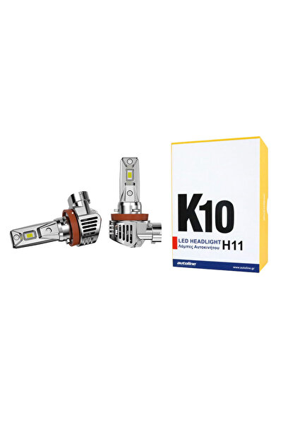 led bulb Λάμπες LED H11 12 βολτ 36 βατ 3500lm 6500k K10 2 Τεμάχια (CAR0032322)