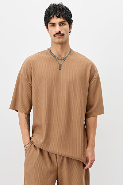 S13 Store Κοντομάνικο μπλουζάκι oversize με κορδόνια