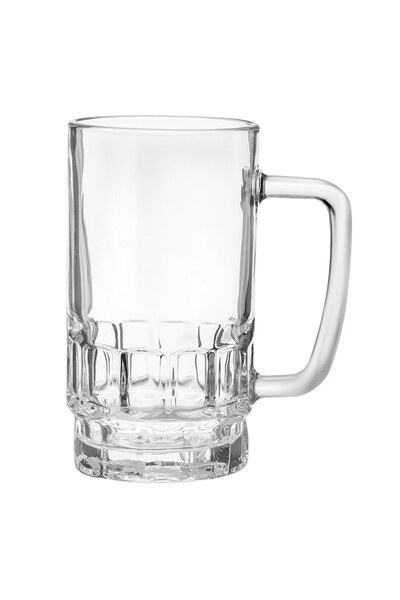 OEM Glass Beer Mug with Handle 550ml