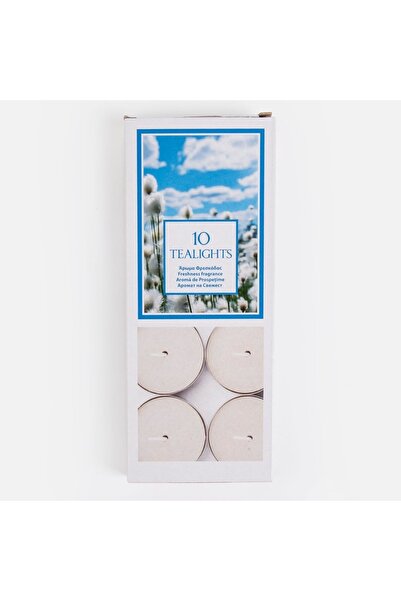 OEM Lumanari tip Pastila Albe cu Aroma de Prospetime Ø3,5x1,5cm - 10buc