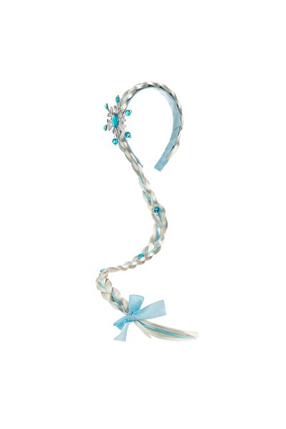 OEM Coronita Par Codita Alba Ciel Fulg cu Glitter 53cm
