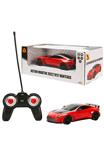 Suncon 1:24 Aston Martin Işıklı Uzaktan Kumandalı Araba - Kırmızı