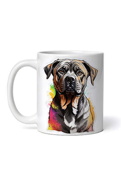 INOVATIX Персонализирана бяла чаша, Cane corso, INOVATIX®. 330 мл