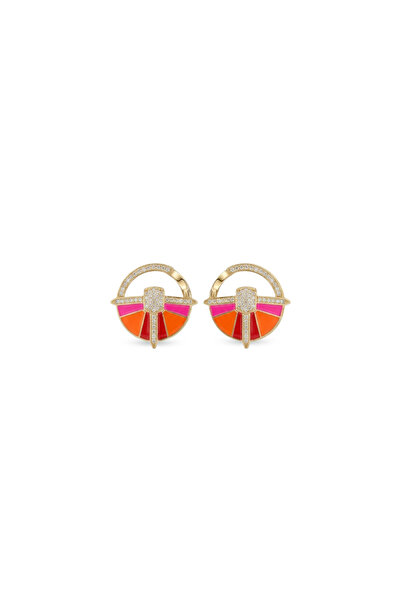 Charmist Special Edition Pink Sun Earrings