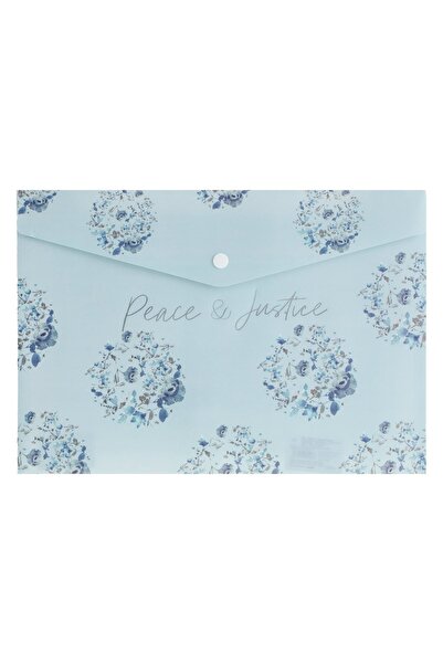 OEM Mapa din Plastic Ciel Floral cu Mesaj & Capsa 33,5x24cm