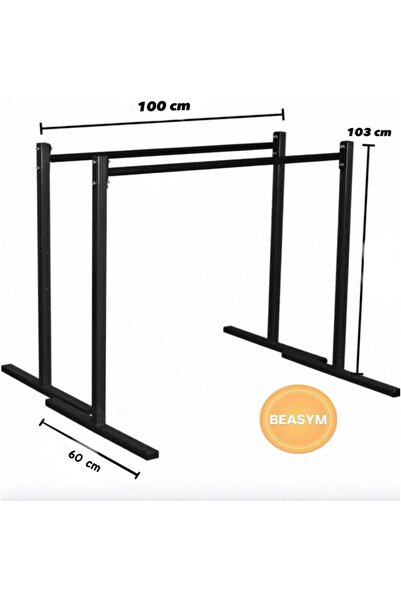 Beasym Concept 100 cm Paralel Dips Statik Bar Evde Spor İçin Kolay Kurulum Sa...