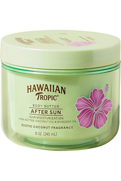 Hawaiian Tropic لوشن ما بعد الشمس مرطب ومرطب للجسم بزيت جوز الهند، 8 أونصة