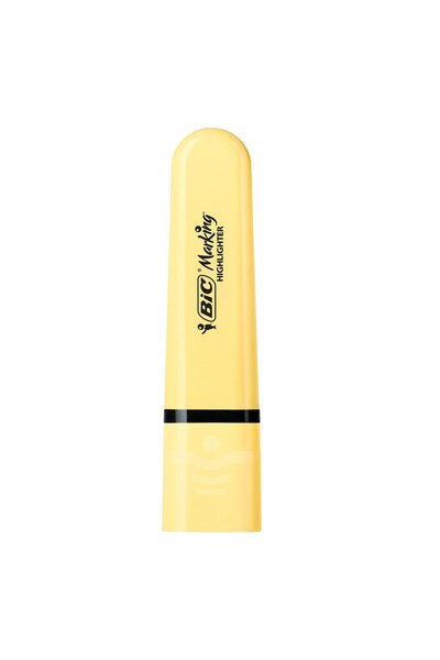 OEM Евиденциатор BIC Жълт пастелен