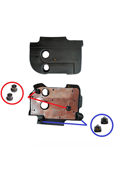 fkoto Courier Uyumlu Motor Üst Muhafaza Koruma Kapağı Eski Tip ET7Q6A949AC