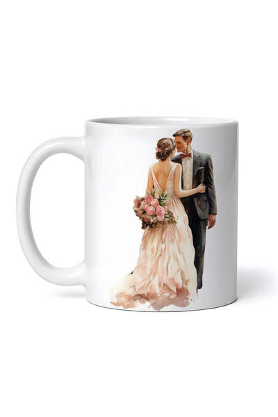 INOVATIX Personalized white mug, Vintage Wedding Respect, INOVATIX®. 330ml
