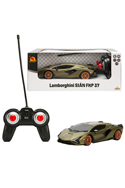 Suncon 1:24 Lamborghini Sian Işıklı Uzaktan Kumandalı Araba - Yeşil